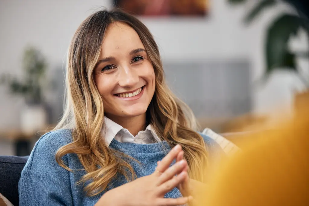 Outpatient treatment recovery shown through supportive therapy session at Pristine Recovery